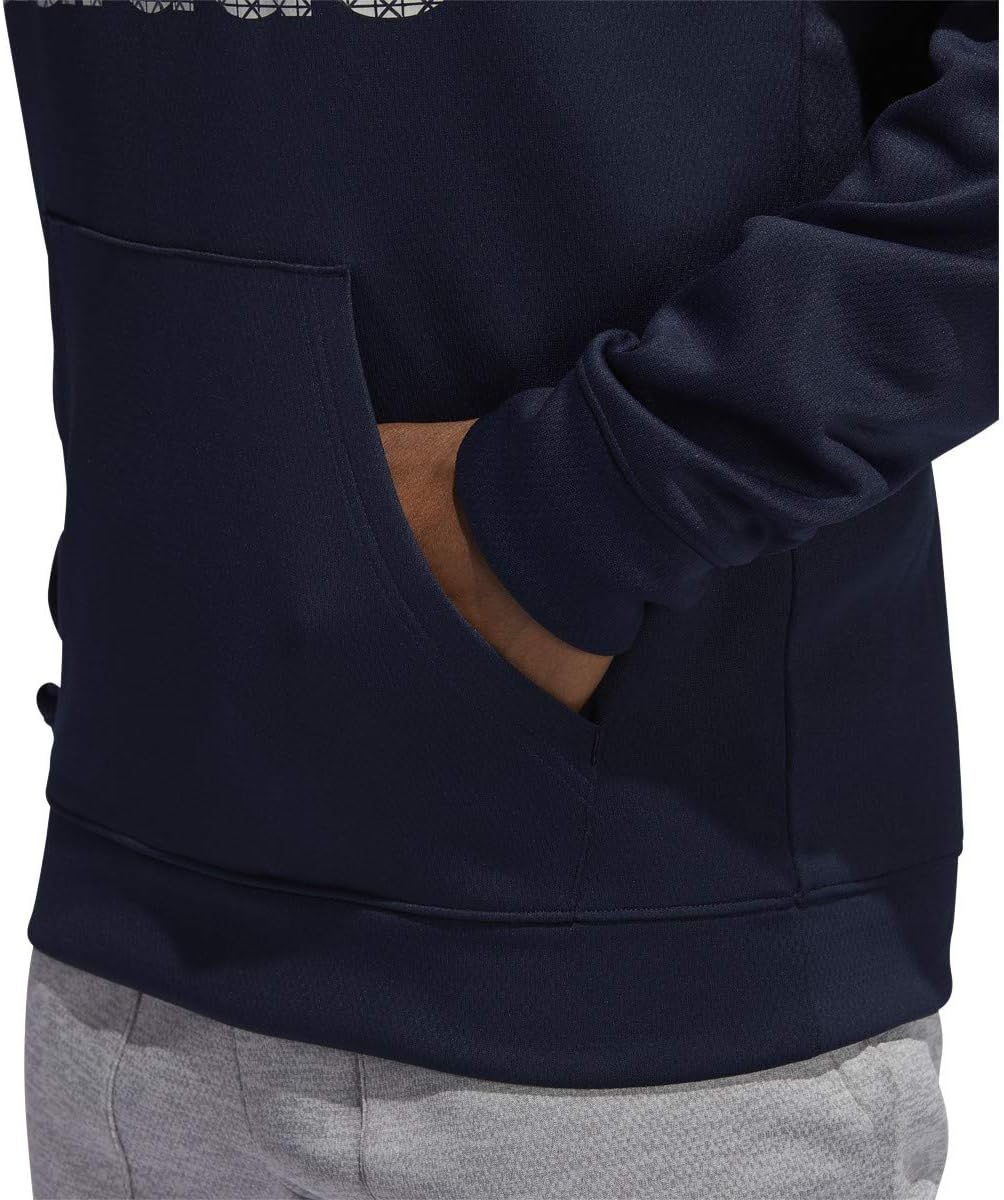 adidas Mens Activewear Fitness Hoodie Navy S