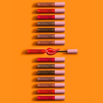 NYX Professional Makeup Lip Lingerie XXL Long Lasting Matte Liquid Lipstick - Hot Caramelo