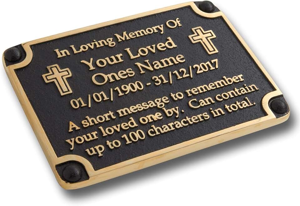 Bronze Memorial Plaque