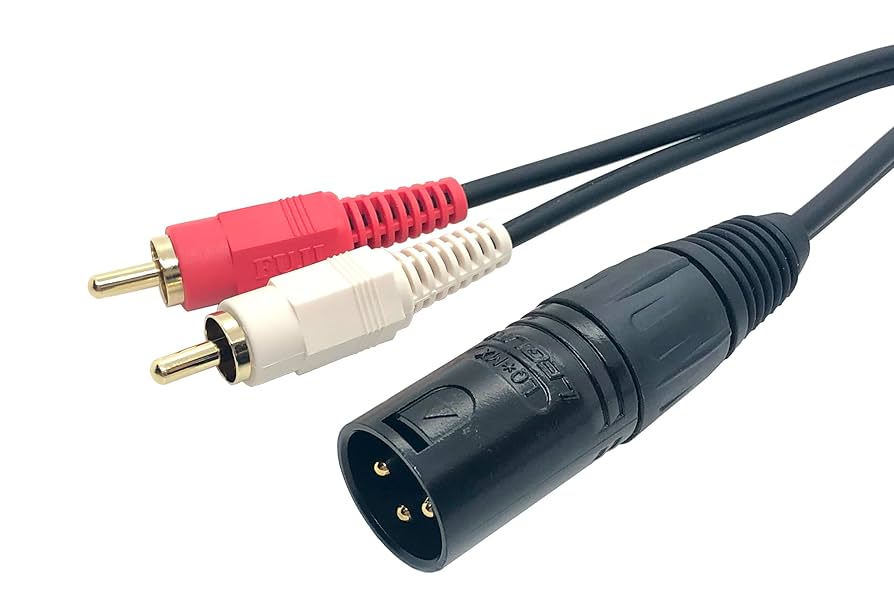 Amazon | F-Factory RCA/ピンプラグ×2(赤・白) オス - XLR