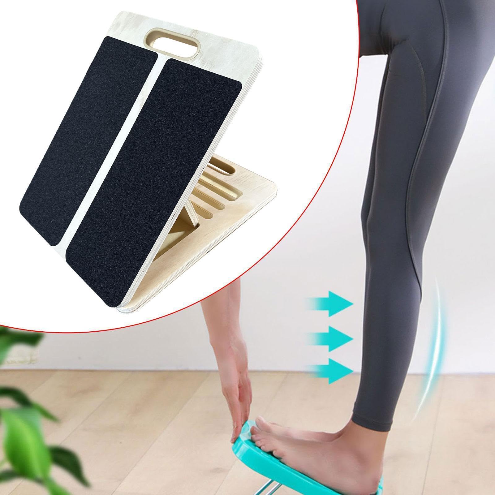 #N/A/a Cuña para Sentadillas con Superficie Antideslizante y Plegable, Tabla Inclinada compacta y Ajustable para planchas Deportivas.