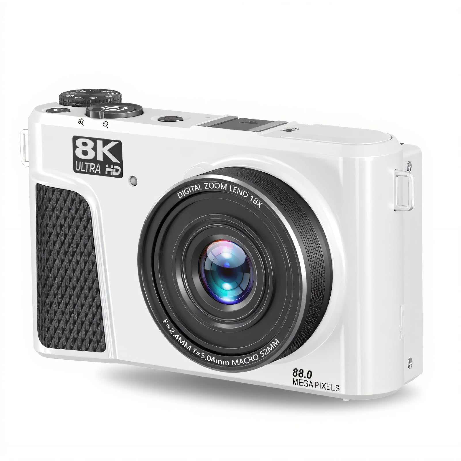 PUSOKEI 8K Digital Camera for Photography, 88MP Vlogging Camera with 3" 180 Flip Screen, 18X Zoom, Autofocus, Wide Angle Lens, WiFi Mirrorless Cameras with 32GB Card, 2 Batteries (White)-image-19