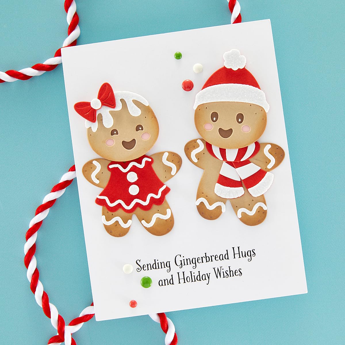 Dancin' Gingerbread Etched Dies from the Dancin' Christmas Collection, METAL, 12.4 cm x 22.23 cm - Image 3