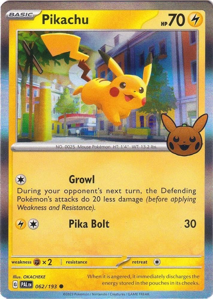Amazon.co.jp: ポケモン ピカチュウ 062/193 トリック・オア・トレード