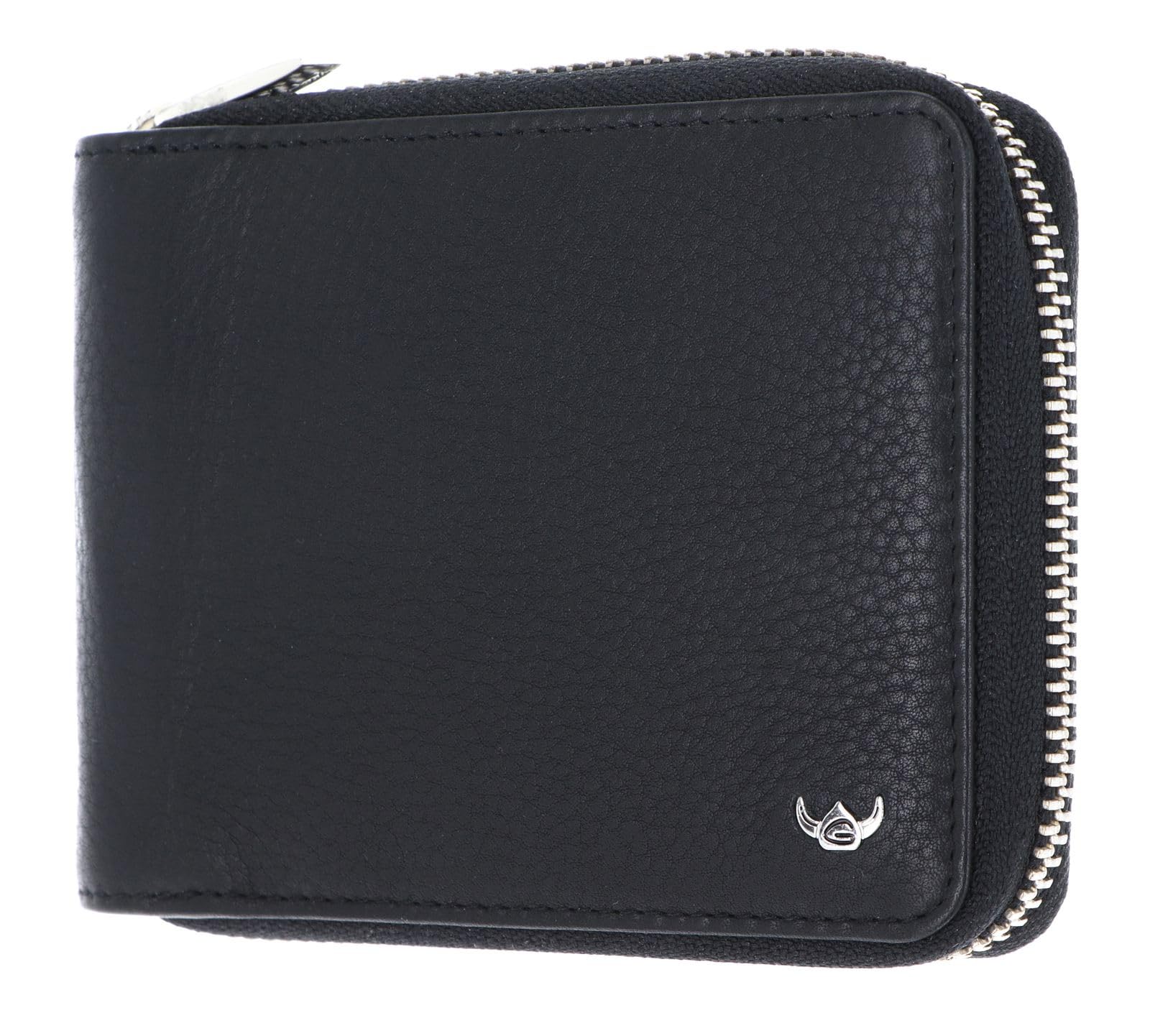 Golden Head Pelle portafoglio Capri RFID Protect RV-Scheintasche 1367 Schwarz nero