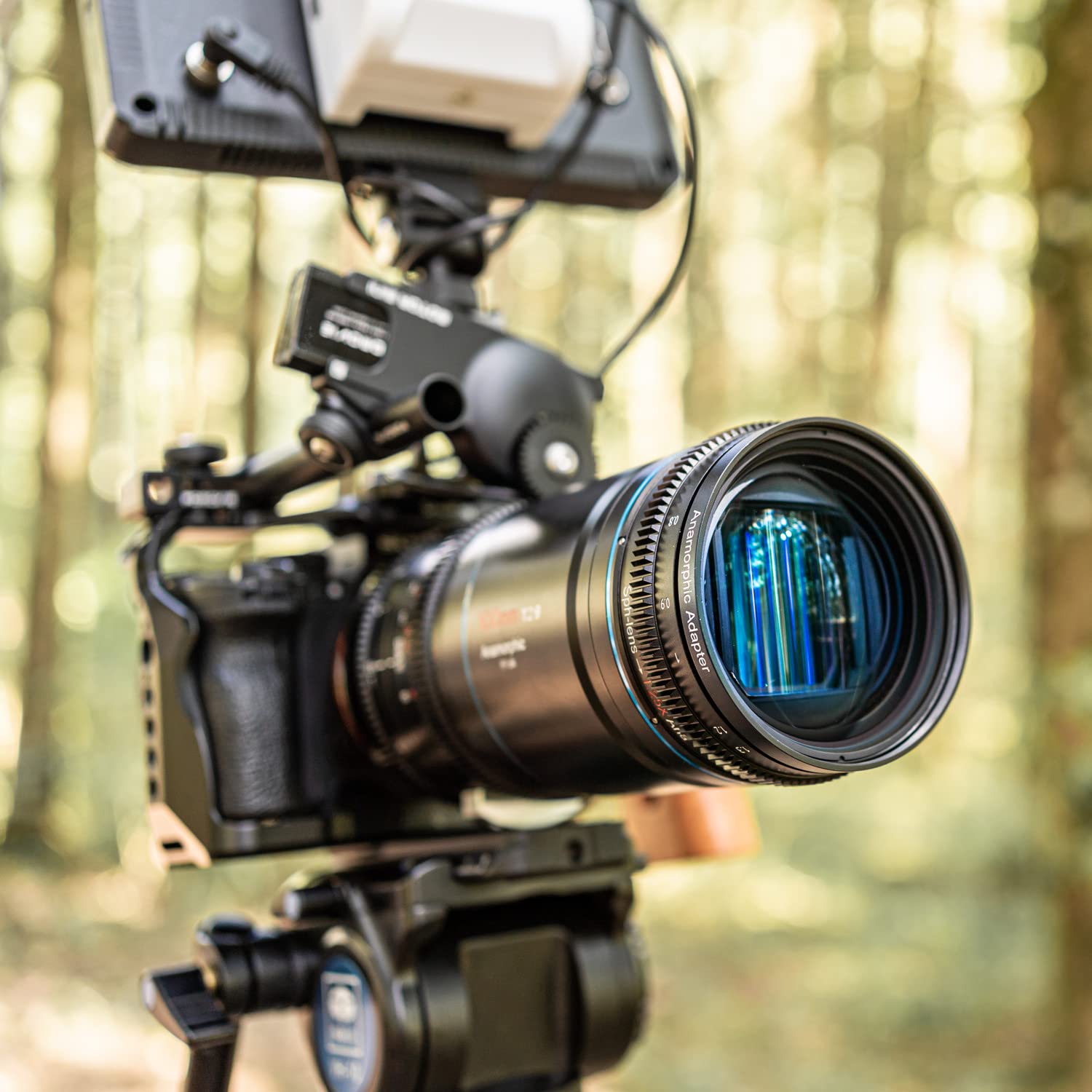SIRUI T2.9 1.6X Vollformat RF Mount Anamorphoten Objektive Set mit 1.25x Anamorphoten Adapter (35mm,100mm)