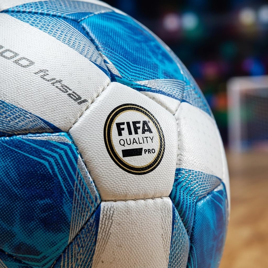 Molten F9A4800 Palloni da Futsal White/Blue/Silver 4