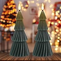 Vista 12 de Wondise - Velas sin llama con temporizador, con mecha parpadeante a batería, de cera real, en forma de piña, para decoración interior de vacaciones