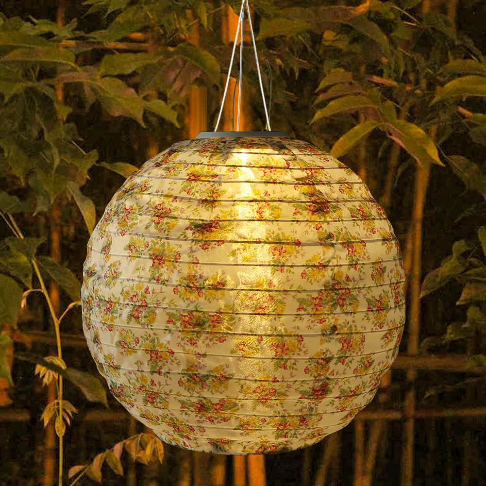 Lanterna Cinese Solare Da Esterno - Impermeabile, LED, Per Giardino E Feste, Con Energia Solare - Foto 8