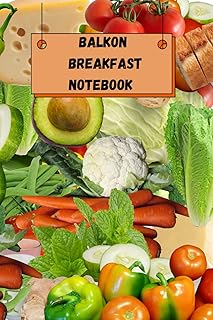 Funky Balkan Breakfast trend notebook and journal: 120 pages Divided into 3 sections