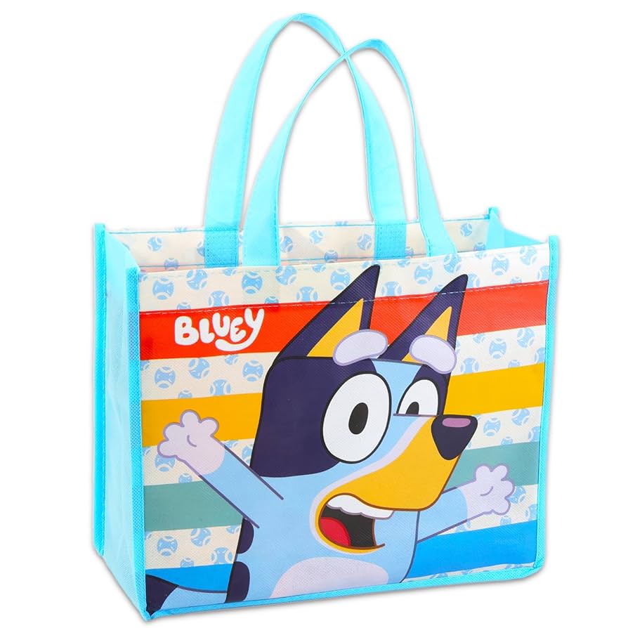 Bluey's World ブルーイー トートバッグ 水色 Bluey Bluey-Kids-Swim-Bag-