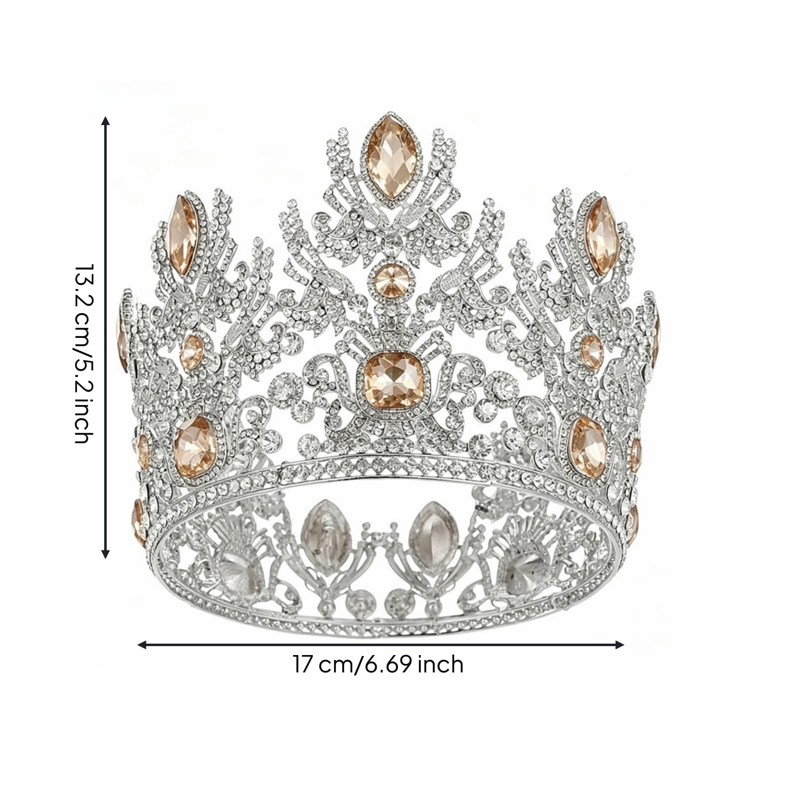 Diadema Elegante con per Donna con Alta per Cerimonie E Sfilate di Moda, Color to 1