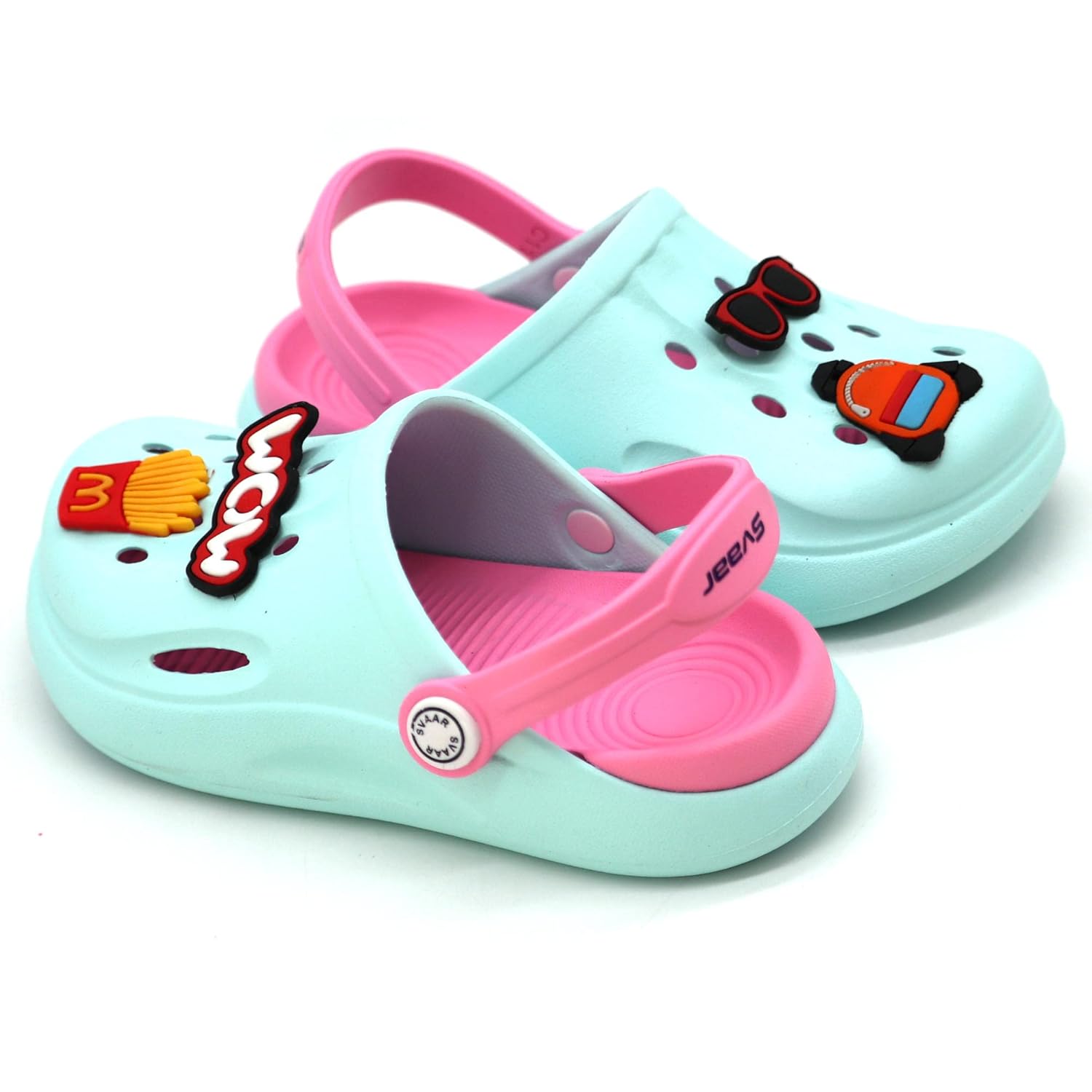 SVAAR Wow Clog Shoes for Boys & Girls || Indoor & Outdoor Sandals Clogs for Kids 5 717LLwNDSfL. SL1500