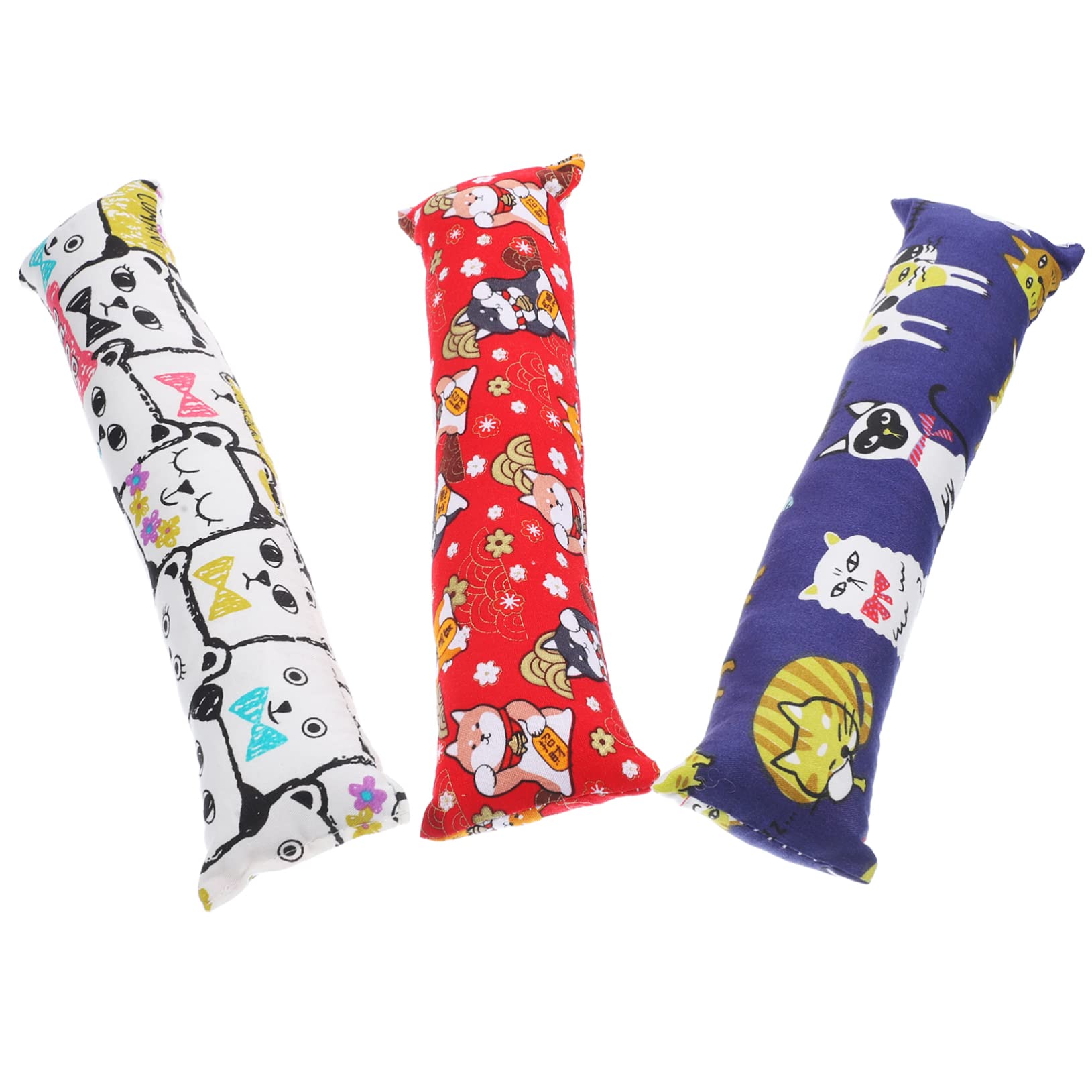 POPETPOP Jouets pour Chatons 12 Pièces à Chat Jouets à Mâcher pour Chat Jouets De Dentition Jouet pour à Mordre pour Chat Remuer Chat Peluche Flanelle Chaton