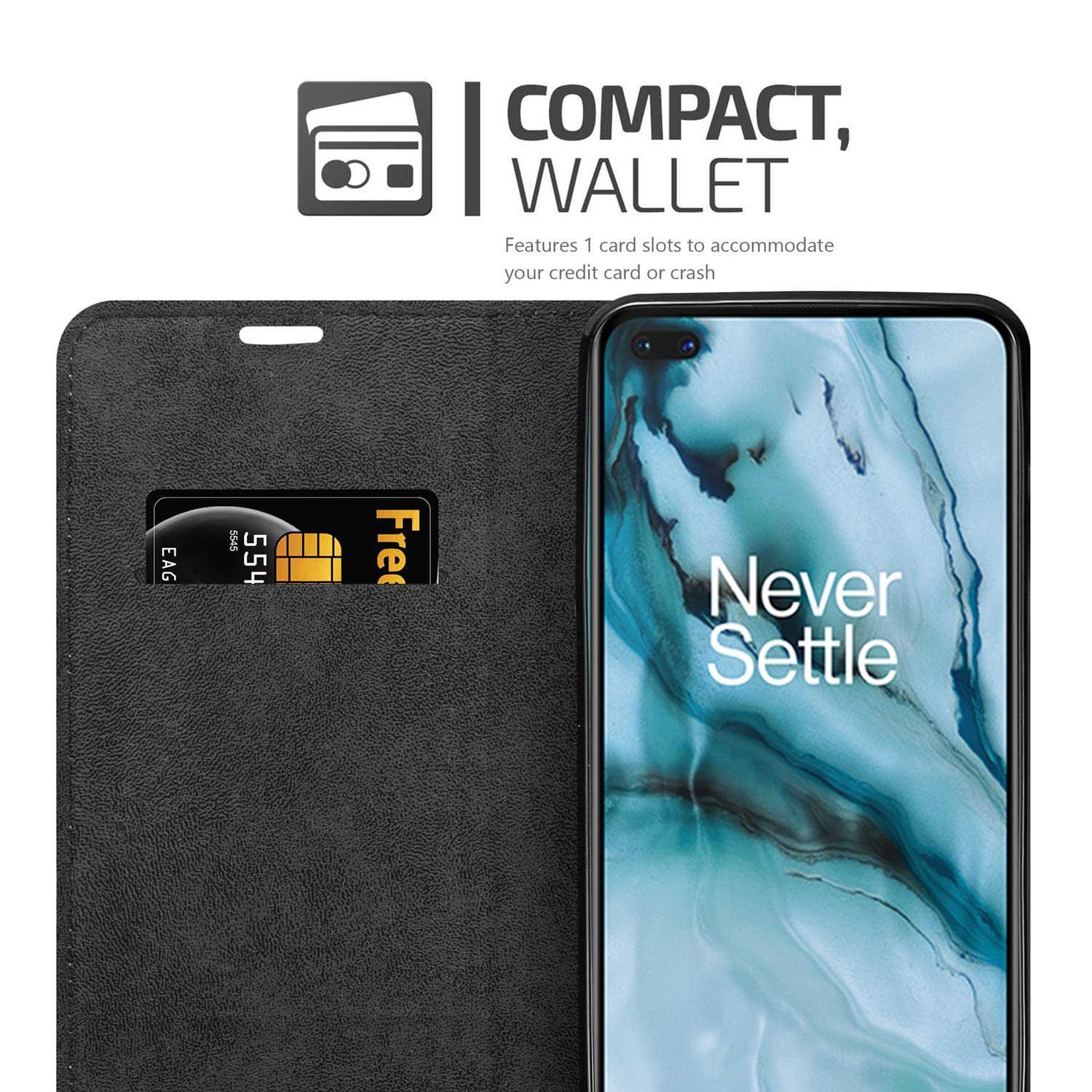 Custodia Compatibile con OnePlus Nord N10 5G,Cover a Libro Ultra