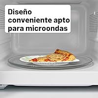 Vista 4 de Yaxa Basics Platos de papel para uso diario, 8.62 pulgadas, desechables, 300 unidades, el embalaje puede variar