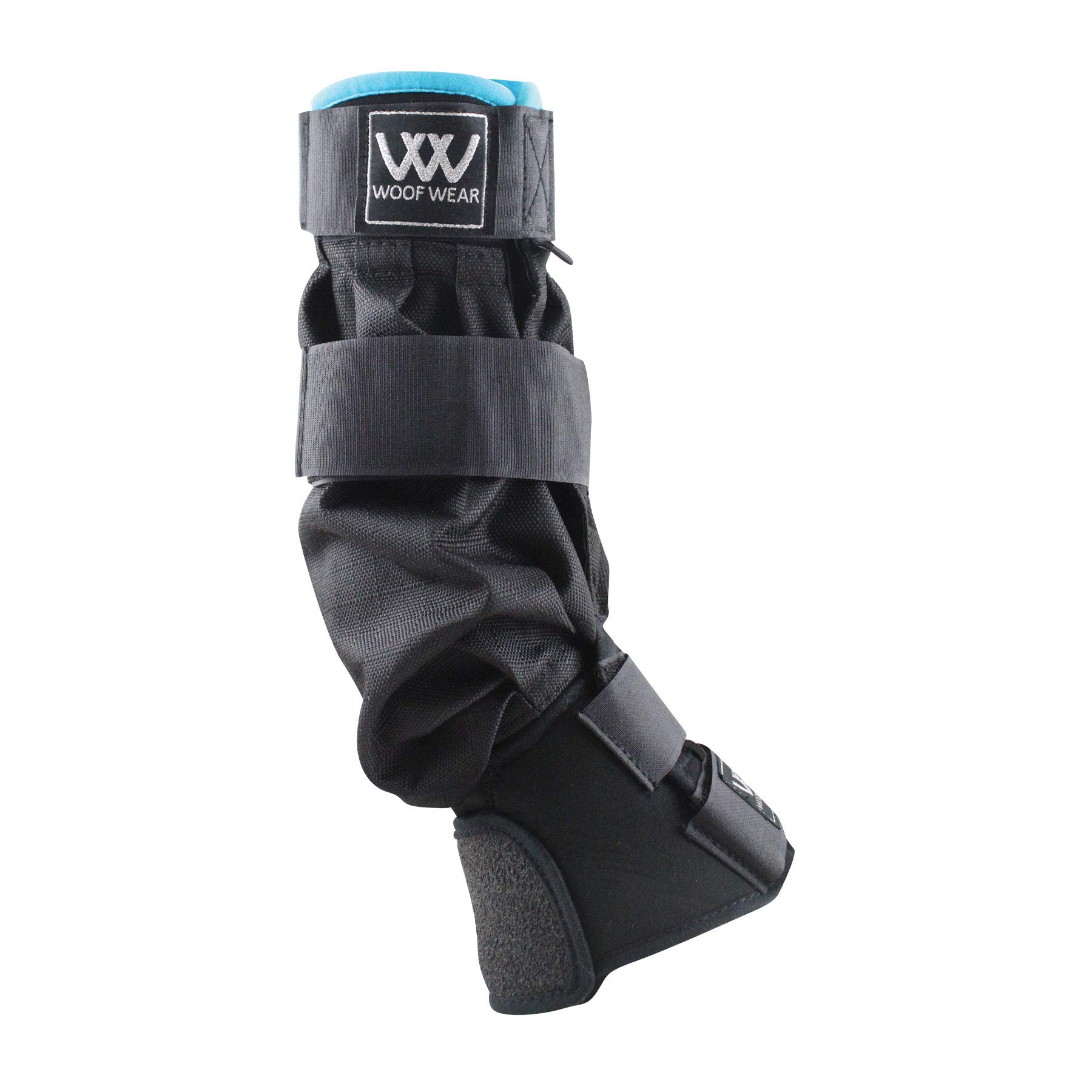 Woof Wear Mud Fever Turnout Therapy Horse Boot Medium X Wide Black Turquoise