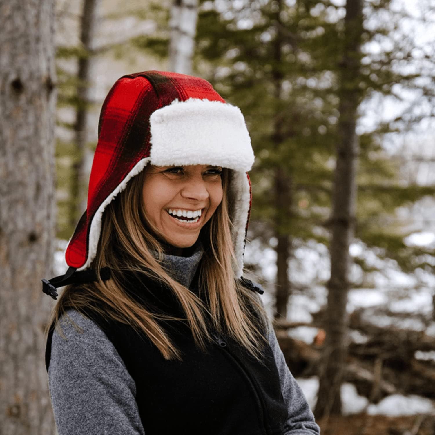 Stormy Kromer Wool Aviator Hat for Men & Women – Winter Hat, Merino Wool Shearling Lined Cap