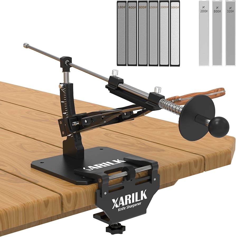 Amazon.com: XARILK GEN3 Guided Knife Sharpening System & 9 PCS