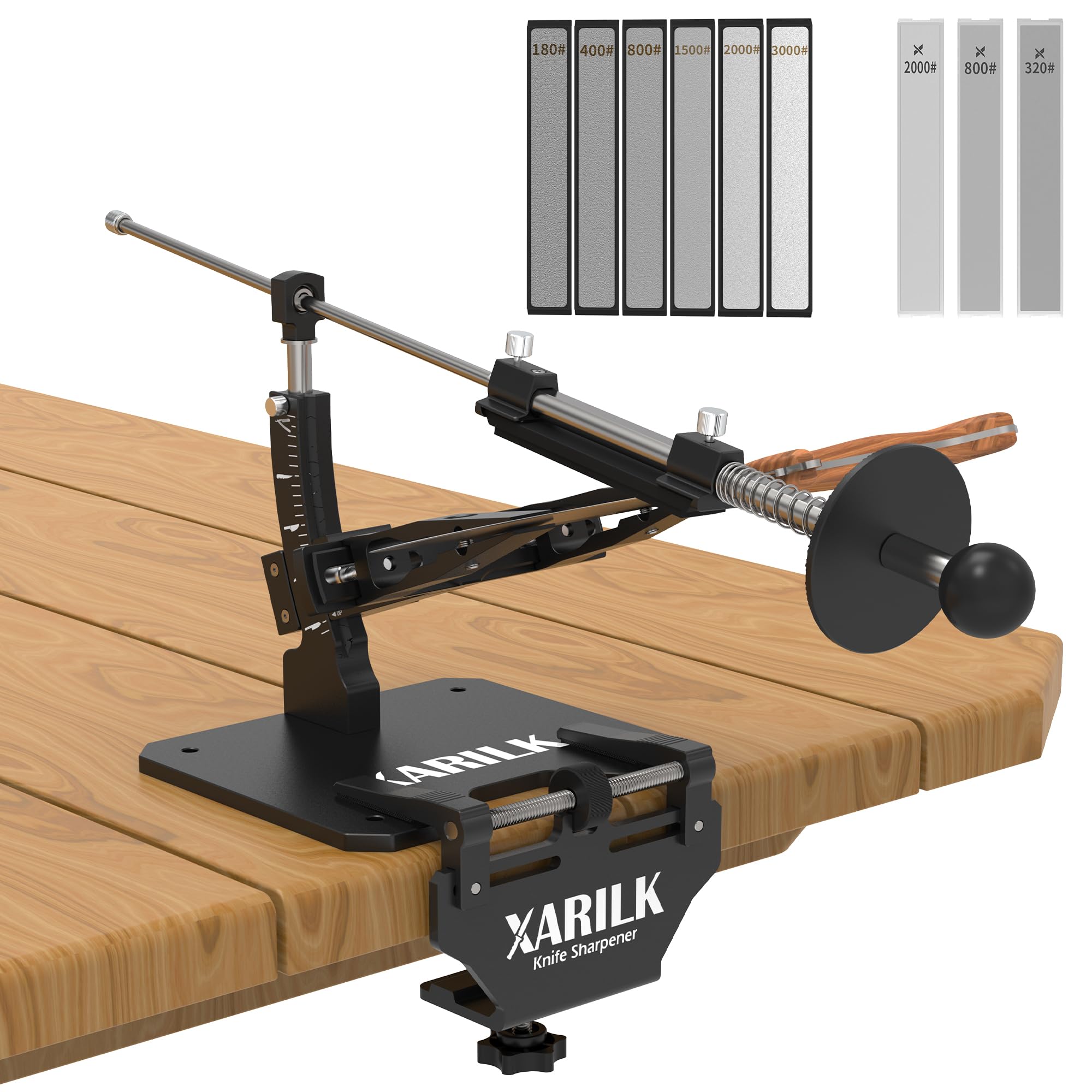 Amazon.com: XARILK GEN3 Guided Knife Sharpening System & 9 PCS