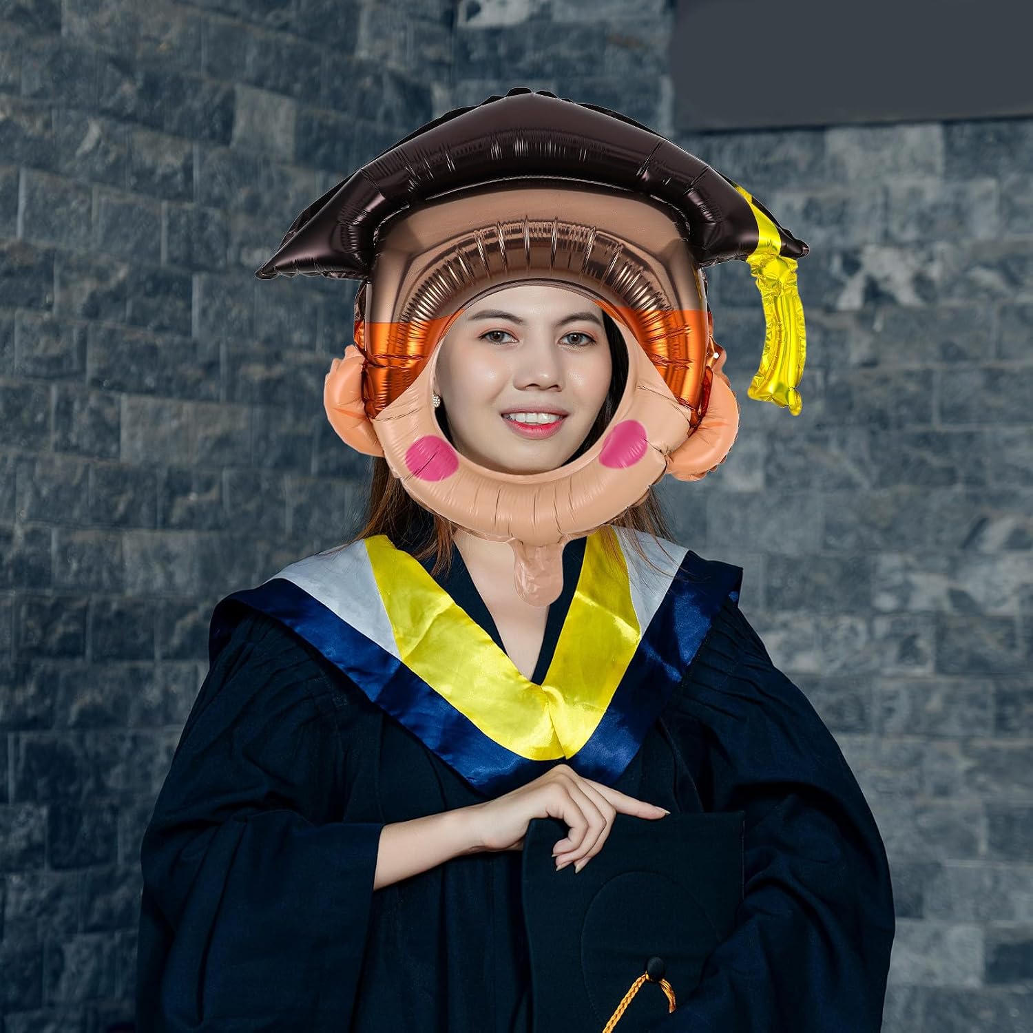 Halloween Kindergarten Graduation Photo Props 10pcs PVC Hat Shaped
