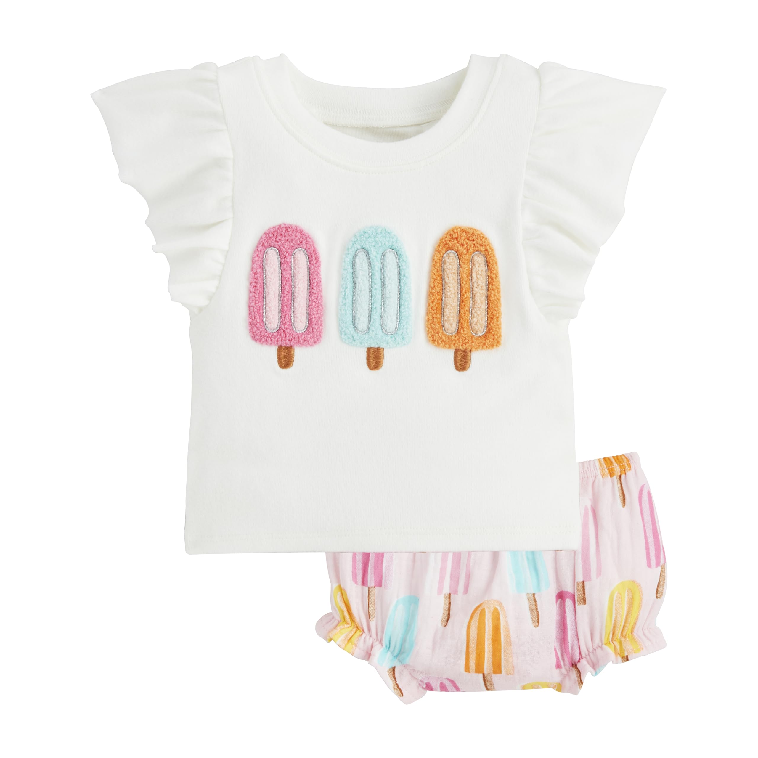 Mud Pie ensemble popsicle pinafore set pour bébé garçon - 2
