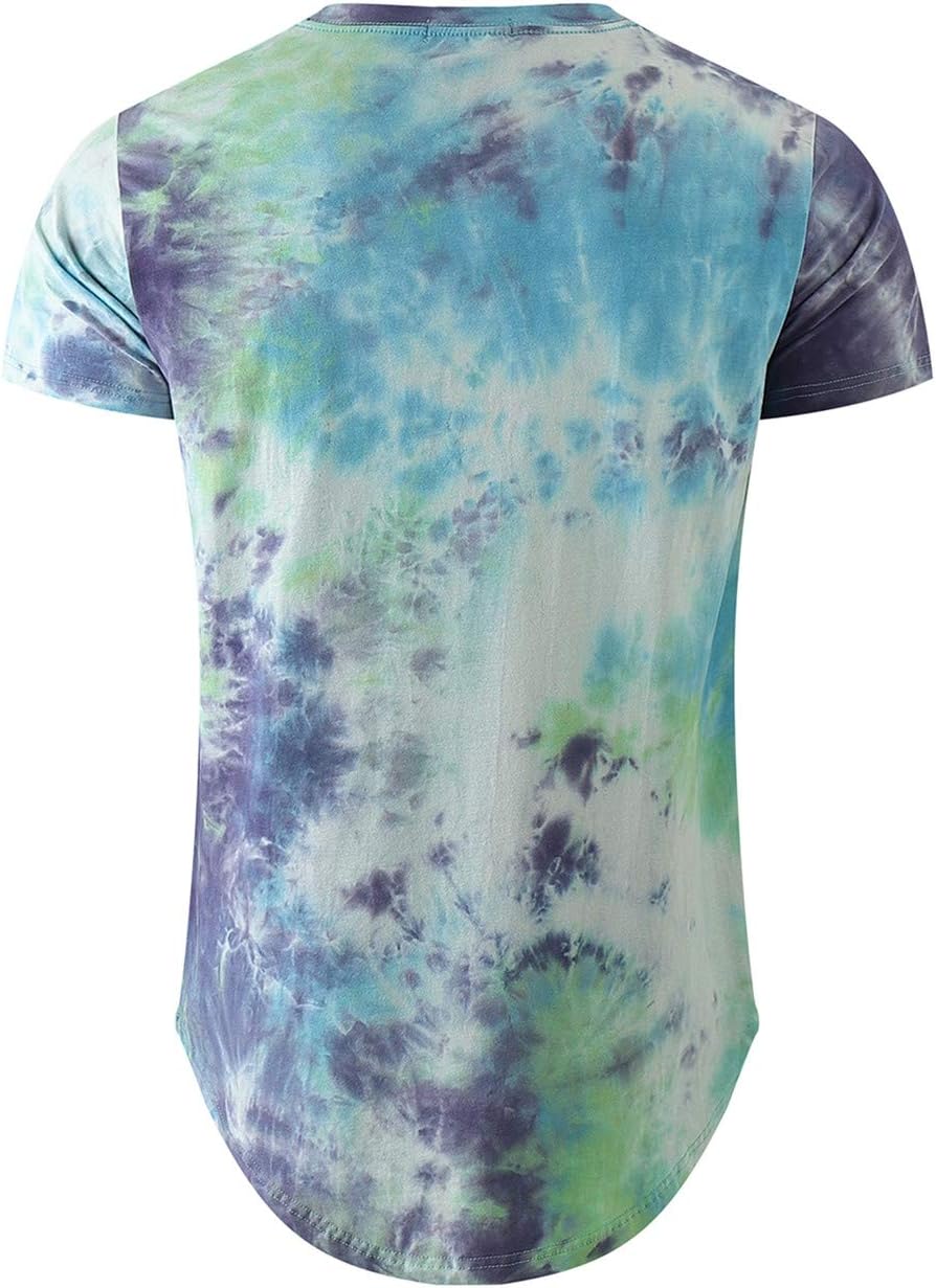 YININF Mens Hipster Hip Hop Short Sleeve Print T-Shirt Shirts Men - Image 2