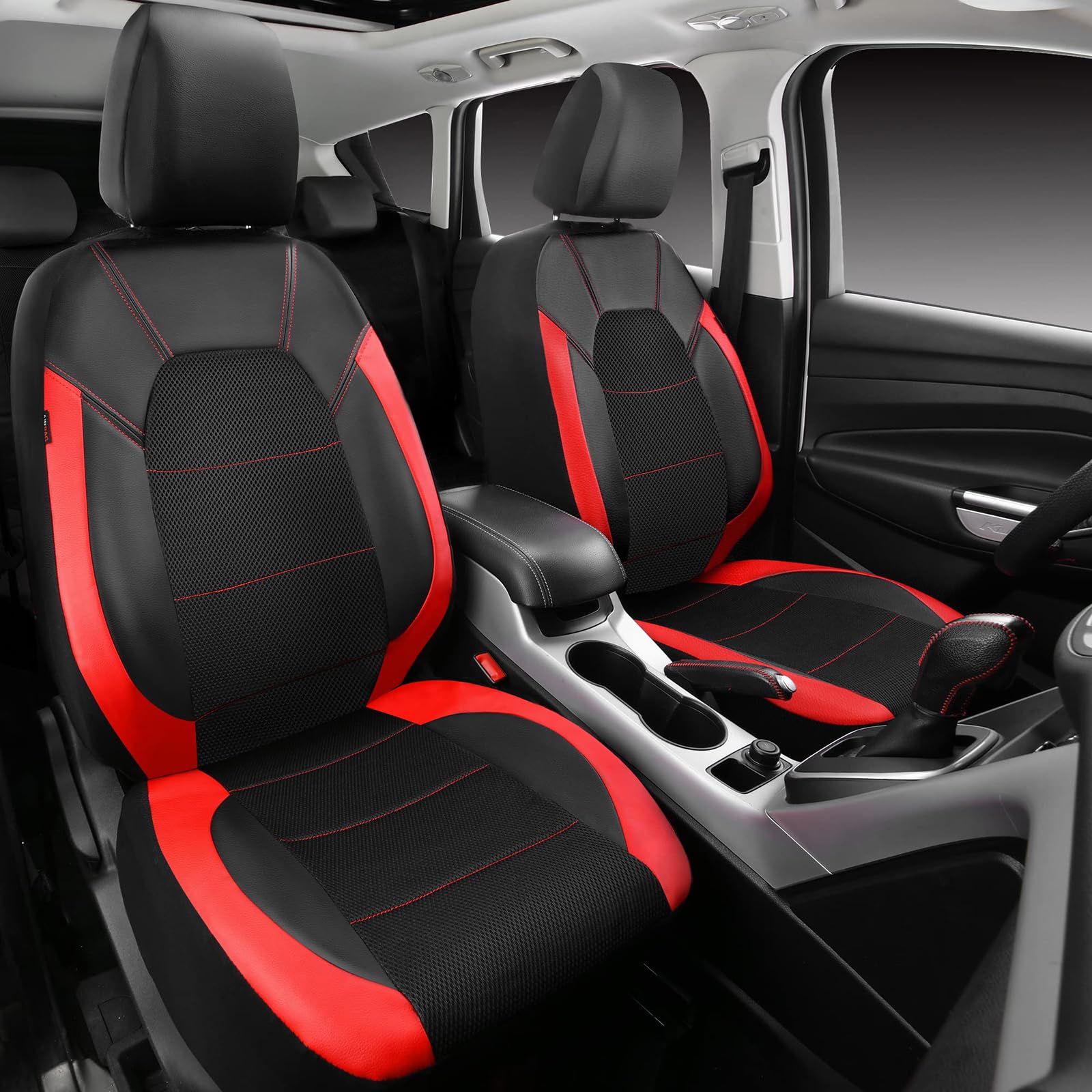 Set Coprisedili Auto per Fiat Panda Cross 2014-2020 2021 2022 2023 2024 2025 2026, Protezione Completa per Sedili Anteriori e Posteriori, Protezione per Sedili Auto, Copri Sedili