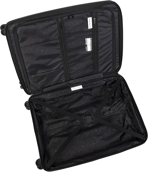 it Luggage Momentous Hardside 8 Wheel Expandable Spinner Set of 3, Black, 3 Pc Set, It Luggage It Luggage Momentous Hardside 8 Wheel Expandable Spinner Set of 3