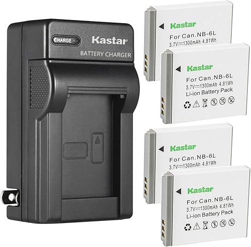 Miniatura 9 de Kastar Paquete de 1 batería y cargador de pared de CA de repuesto para Minolta MND20 44 MP  2.7K Ultra HD, Minolta MN50WP 48MP Autofocus 5K UHD