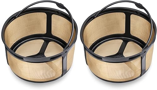 Vista 10 de Filtro de café reutilizable de malla dorada de 8 a 12 tazas para Keurig K-Duo Essentials y K Duo Brewers, reemplaza tus filtros de café de papel