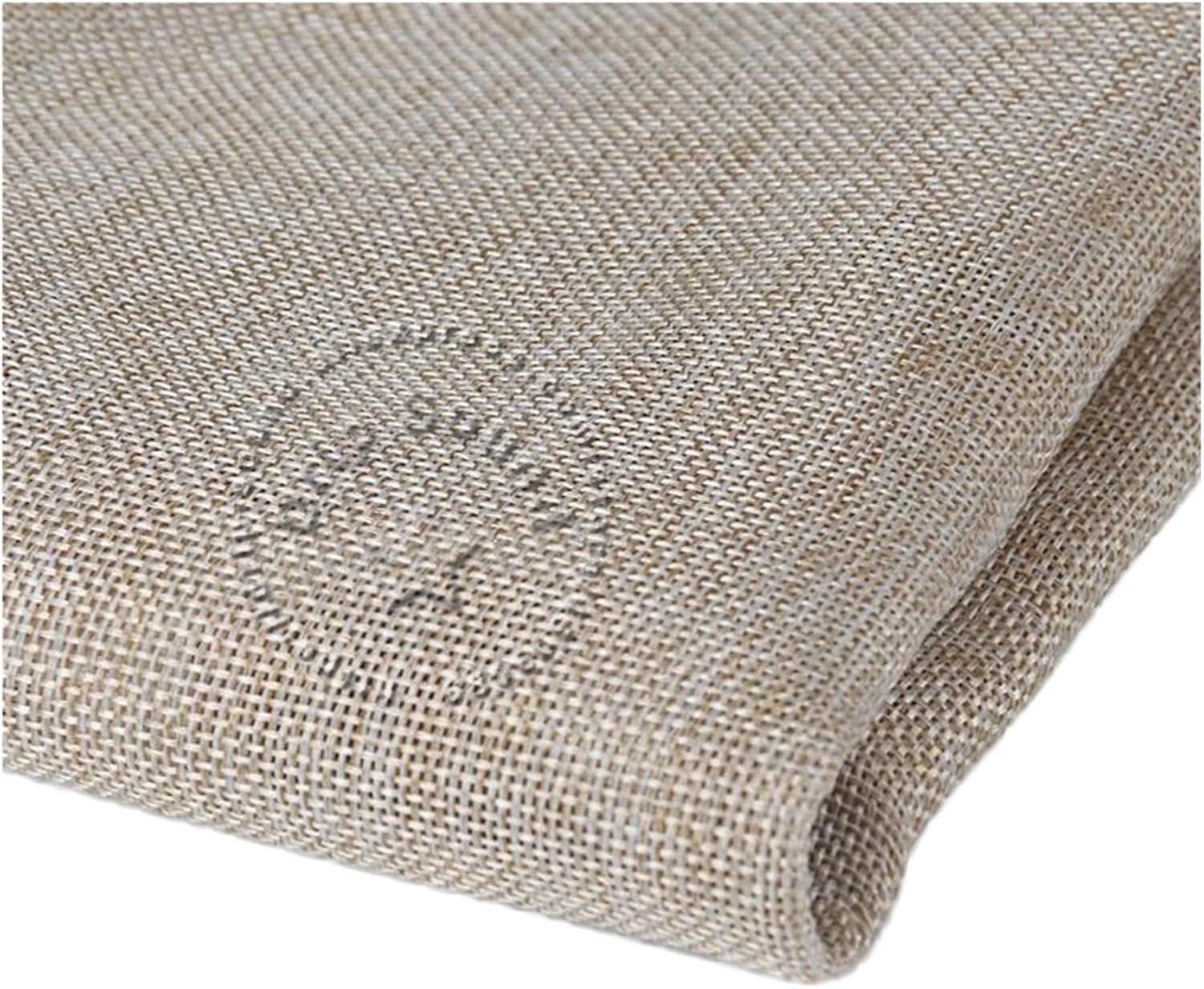 Speaker Linen Fabric Dust Grille Cloth Coarse Antique Mesh Gauze Retro Sound Transparent Dustproof Guitar Mask Protective Parts(Light Grey)