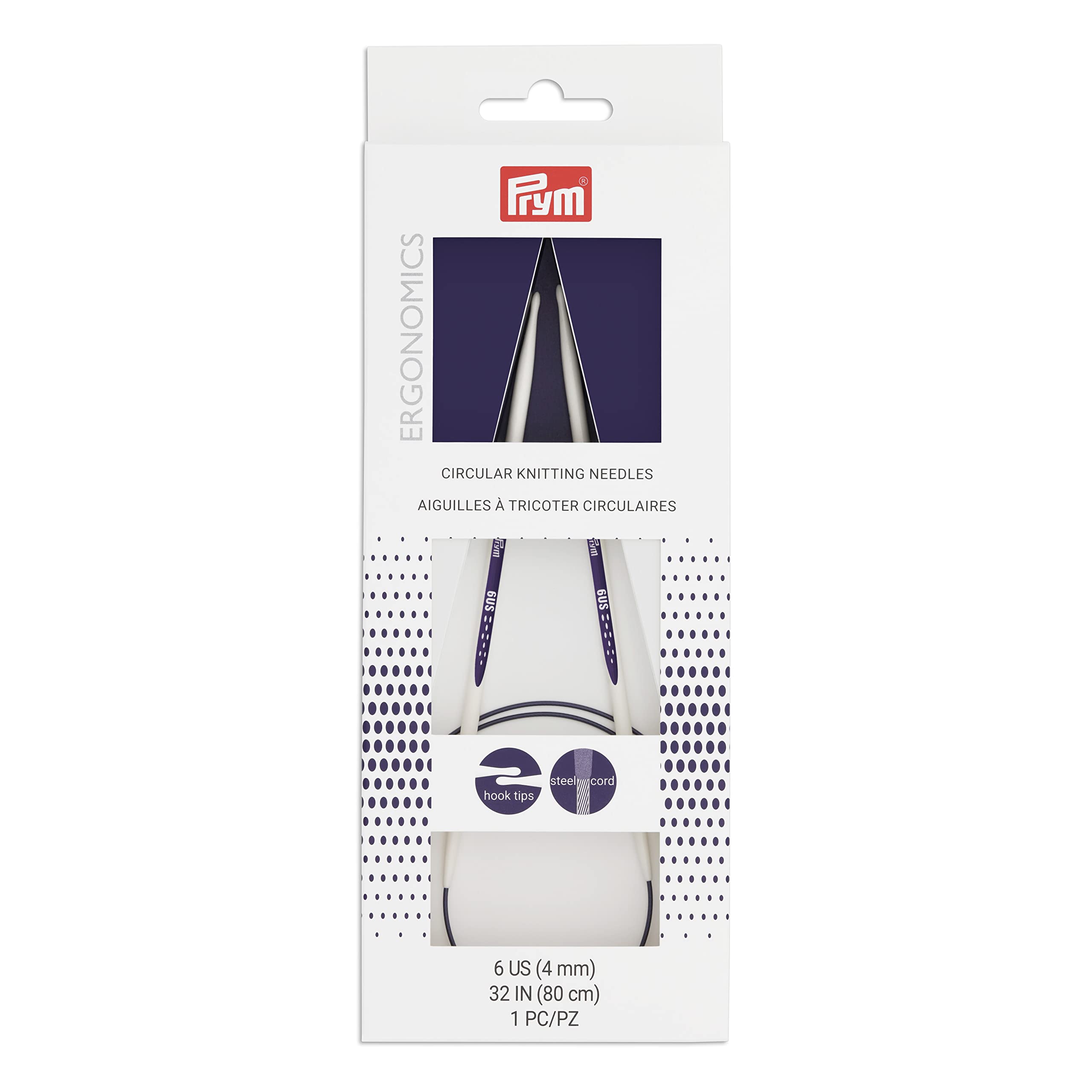 Prym Circular Needle 32" 6, Size 6/4mm