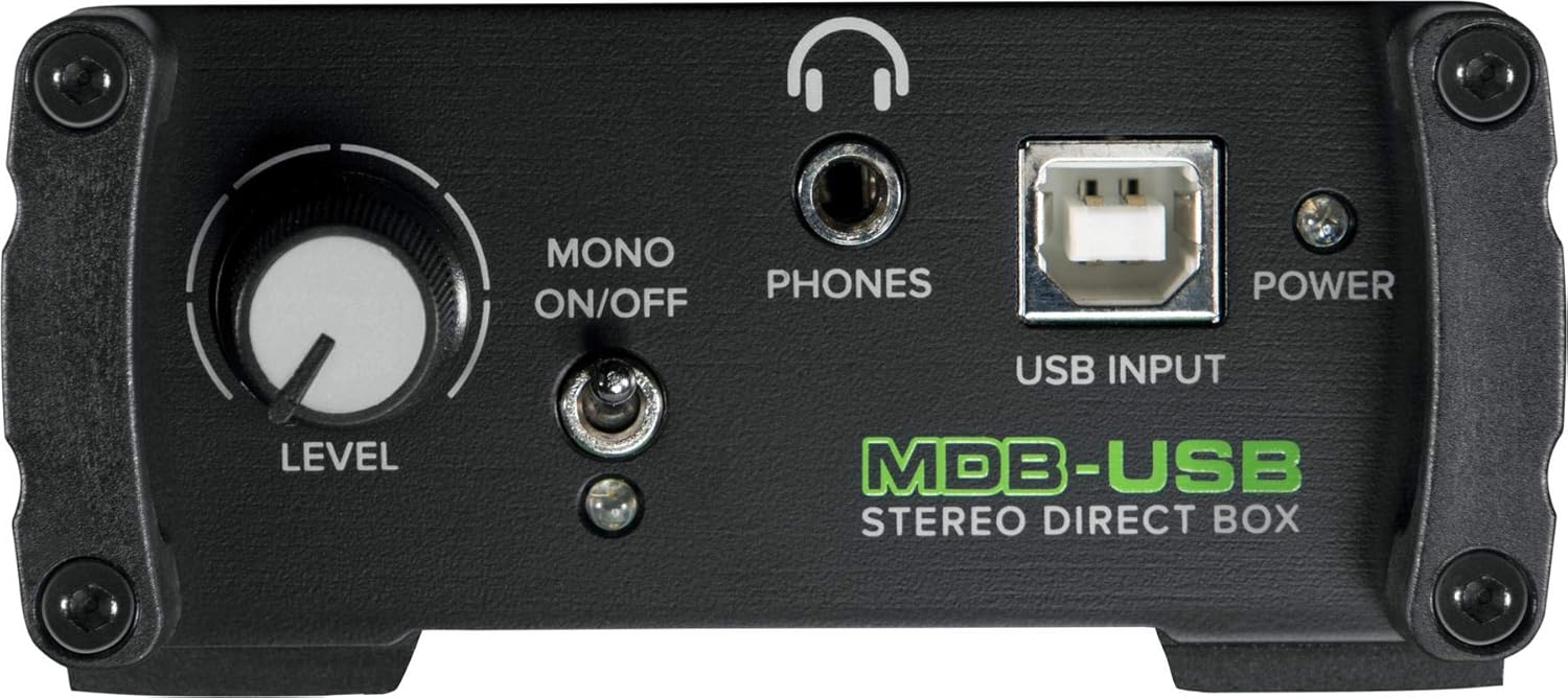 Amazon.com: Mackie Caja directa de señal (MDB-USB) : Instrumentos Musicales