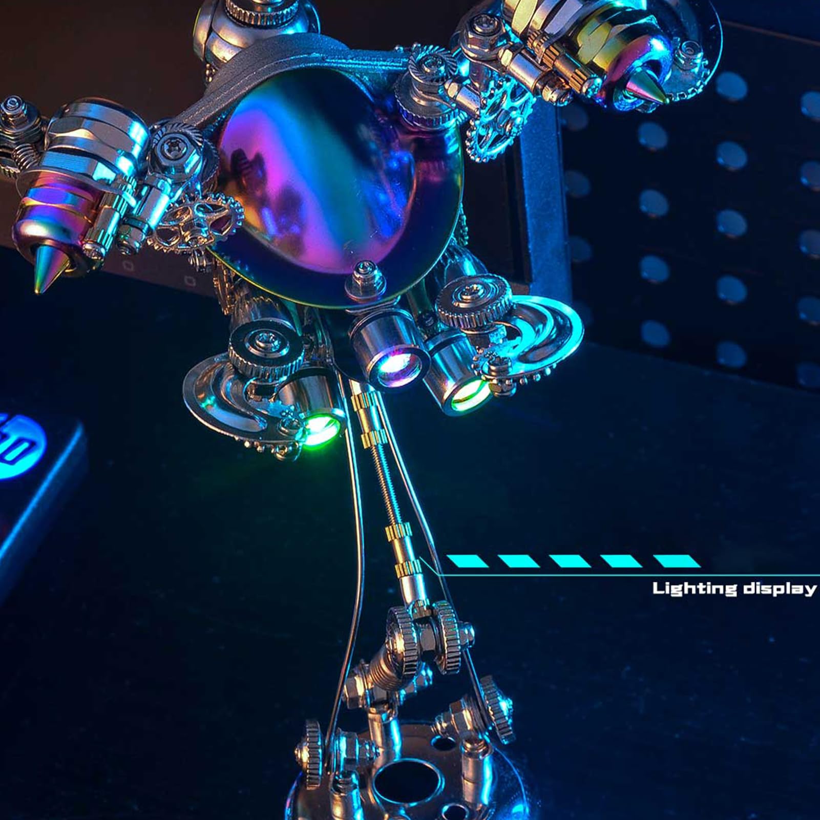 Metalowe puzzle 3D dla dorosłych, mechaniczny model montażu żółwia, rękodzieło, łamigłówka - idealna dekoracja biurka i prezenty (329+ szt.)