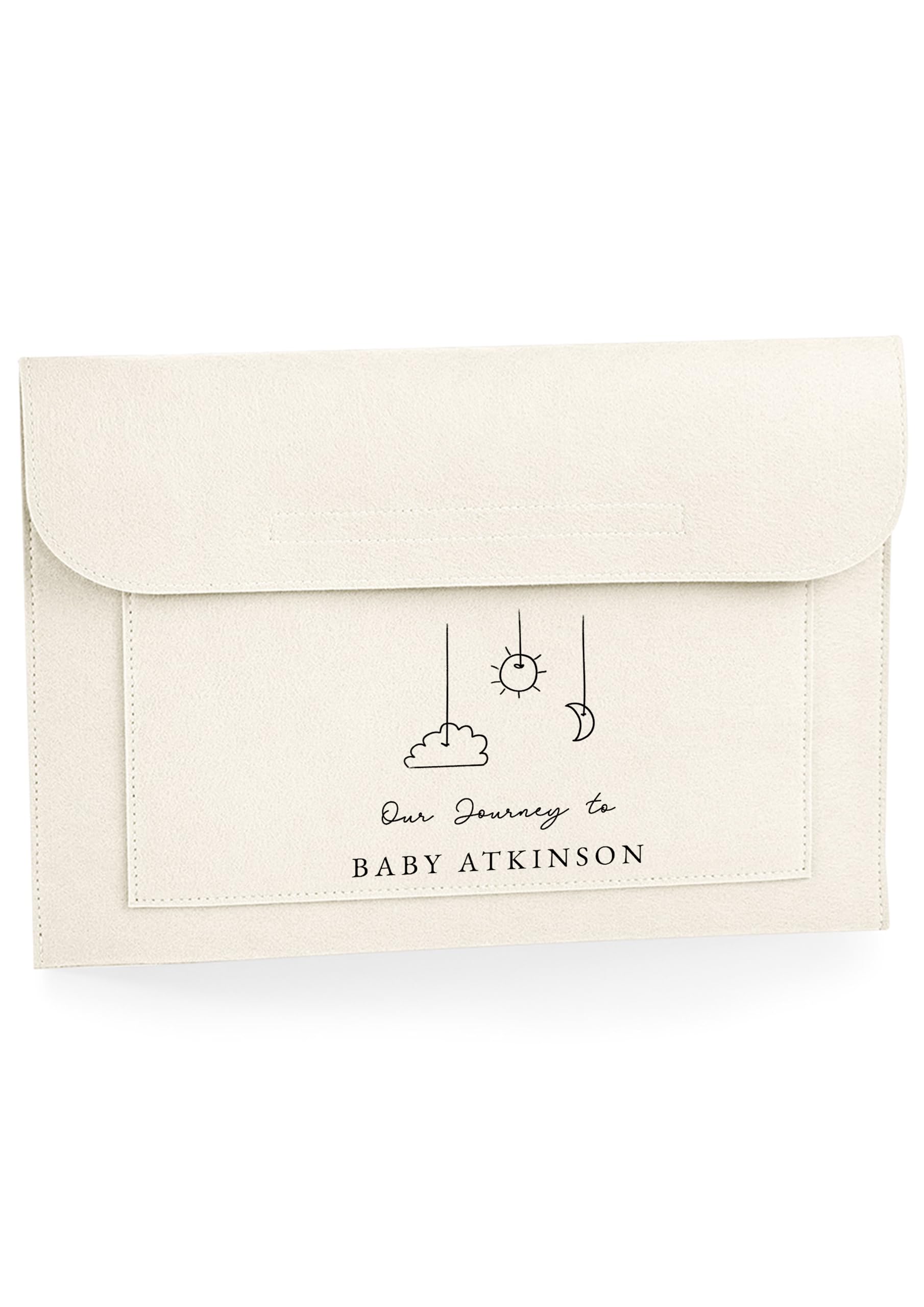 Personalised Maternity Notes Folder baby journey document folder pregnancy notes new baby IVF journey paper file