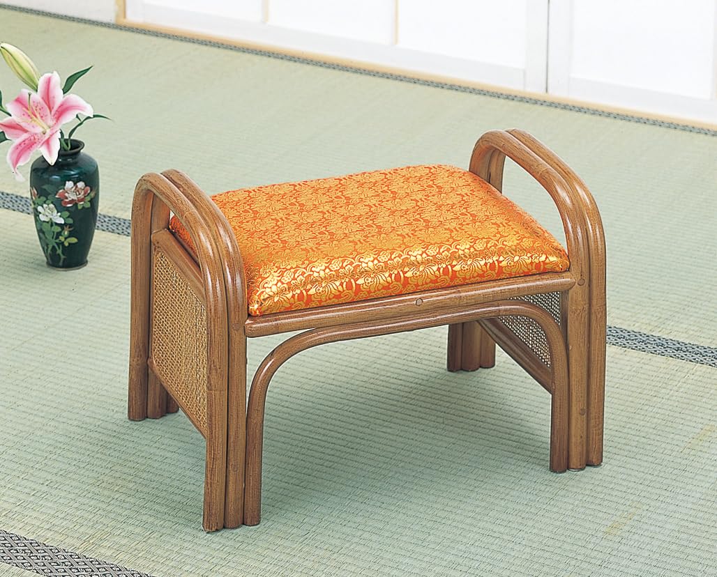 Amazon｜【今枝商店】籐 ラタン ご仏前金襴座椅子 AMZC41 座面高31cm