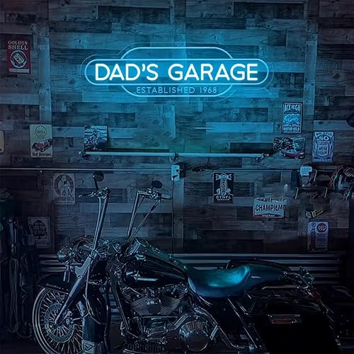 Miniatura 5 de Letrero de neón personalizado para garaje, letrero de luz LED acrílico personalizado hecho a mano para garaje, letrero de neón LED 3D regulable para