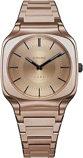 ساعة أنالوج بمينا مربعة للرجال من دي1 ميلانو، موديل SQBJ03