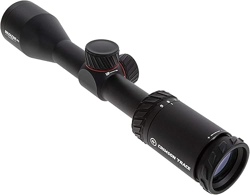 Miniatura 35 de Crimson Trace Brushline Pro Riflescope con construcción sólida ligera, tapas de alcance y paño para lentes para caza, tiro y exteriores