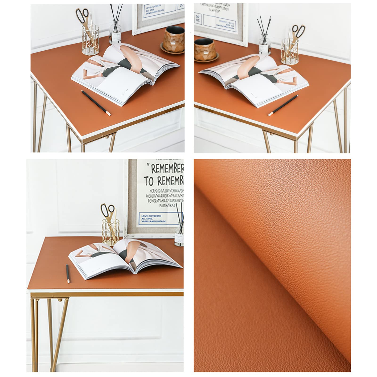 Proteggi Tavolo in Pelle Tovaglia Antimacchia Rettangolare Tovaglie Impermeabile Rettangolari Quadrat Copritavolo Moderno en PU/PVC Tovaglia Antiscivolo per Tavolo d (Tamaño: 80 x 160 cm. Color: Grigi