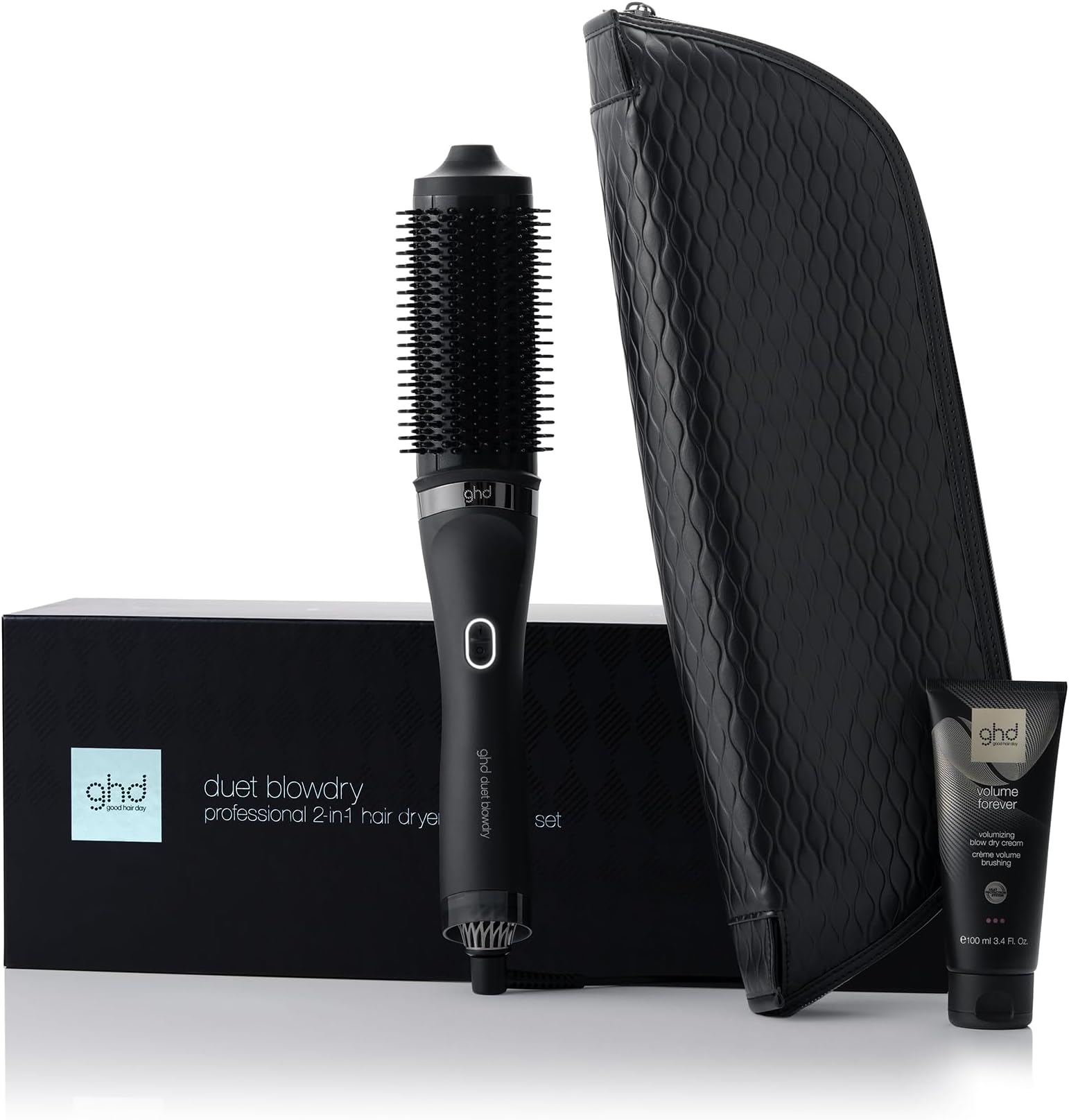 Duet Blowdry Hair Dryer Brush, Wet to Blow Dried, Smooth Results