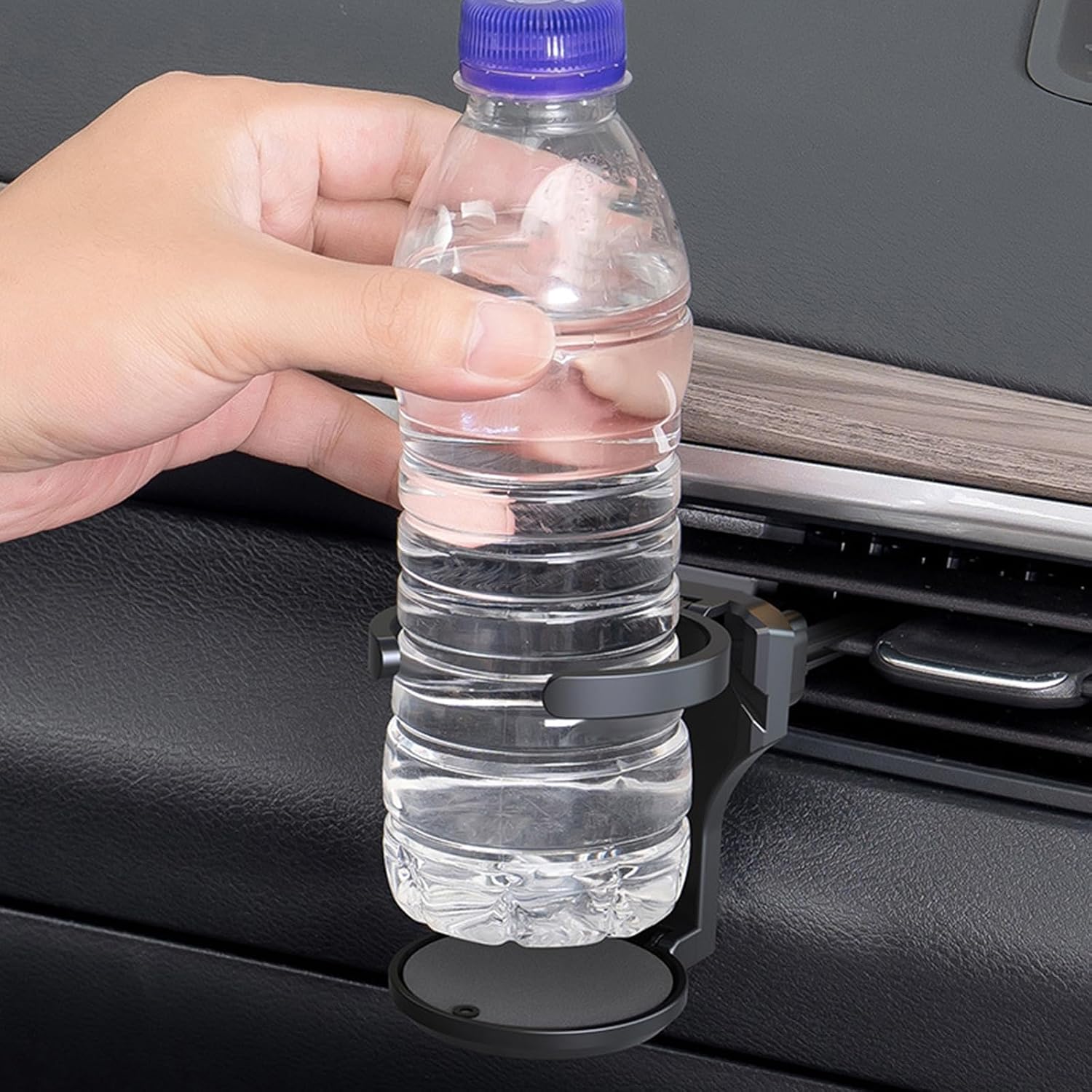Car Beverage Holder and Ashtray Set Heavy Duty ABS Materials Compact Storage Ideal for Compact Spaces Foldable Cup Holder Ashtray