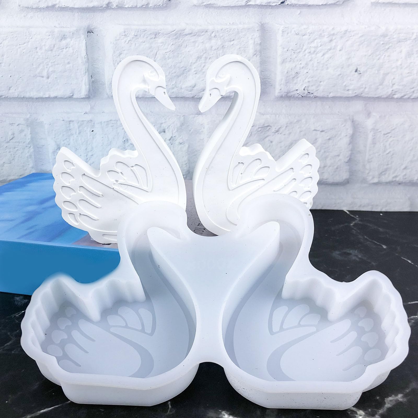 Stampo ornamentale a forma di animale Stampo in silicone flessibile per la decorazione della casa gesso pratico strumento per la creazione di gioielli