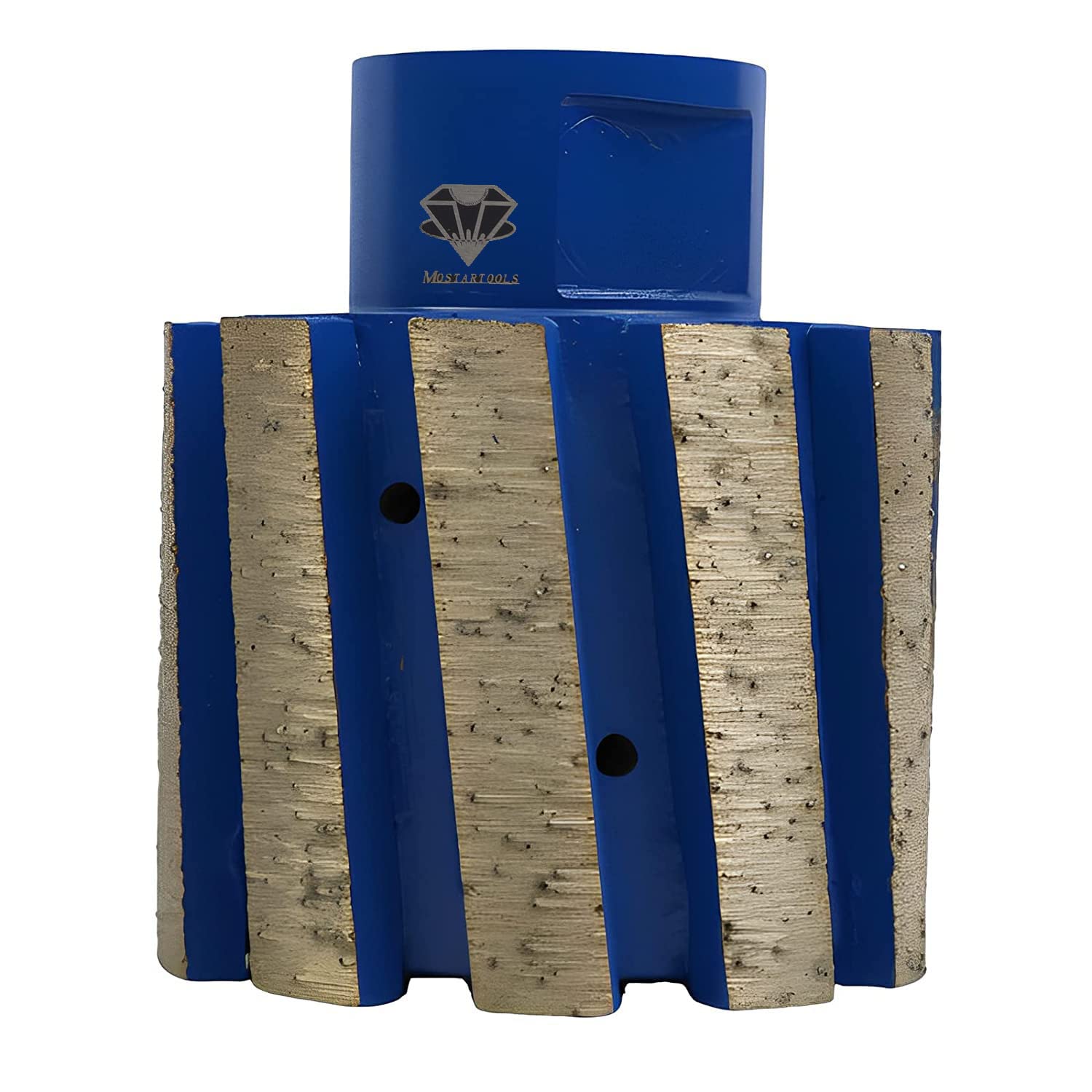 2 Inch Segmented Zero Tolerance Diamond Grinding Drum for Granite,Quartz,Marble,Concrete and Stone