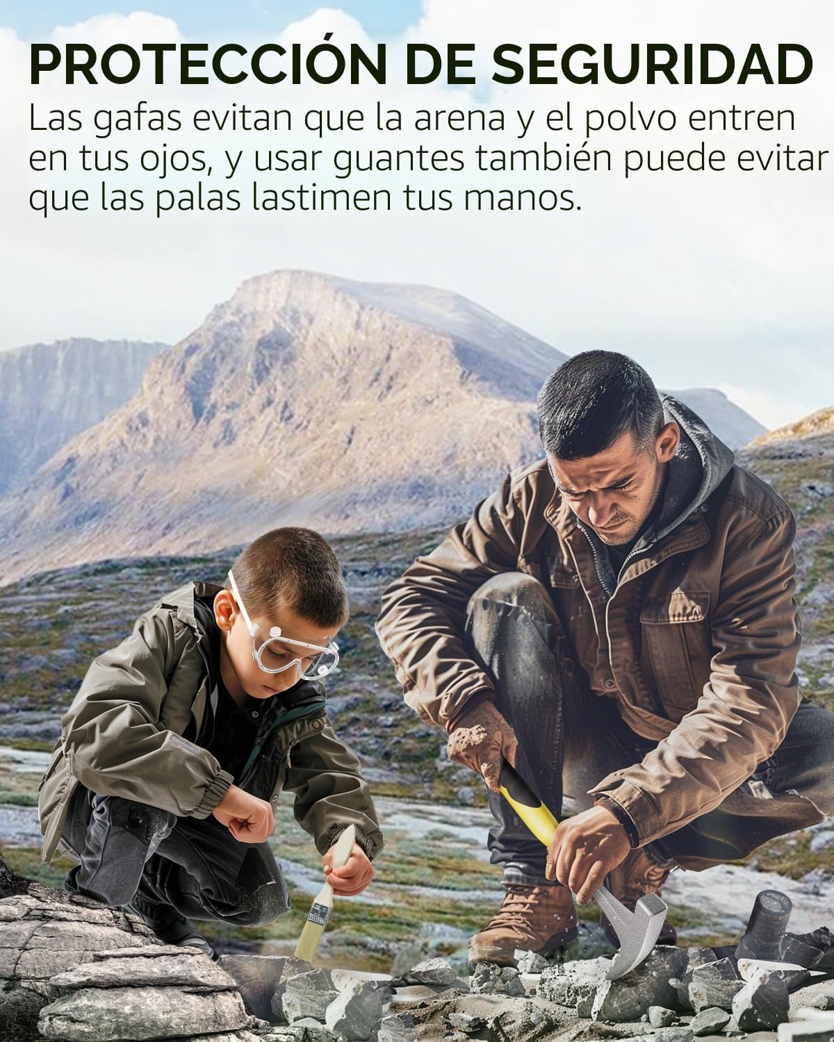 INCLY Kit de 26 martillos de geología