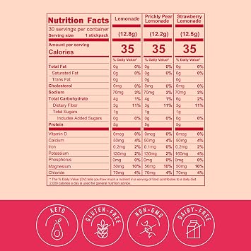 FlavCity Anytime Essential Lemonade Variety Pack - Powder Drink Mix Packets with Collagen - Lemonade Packets in 3 Flavors - Water Flavoring with Collagen, Fiber & Electrolytes (30 Stick Packs)