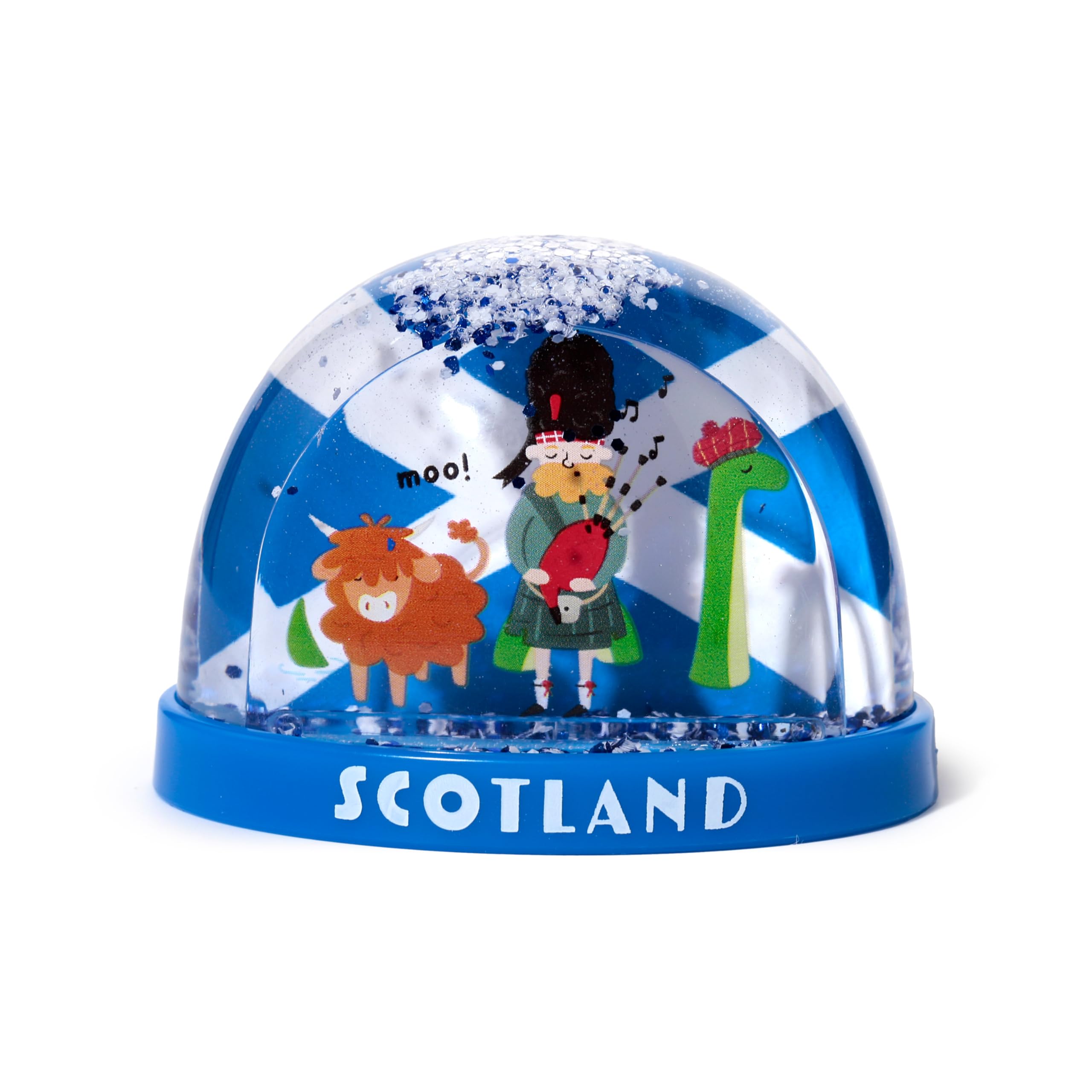 Puckator Scottish Scotland Medium Glitter Snow Storm