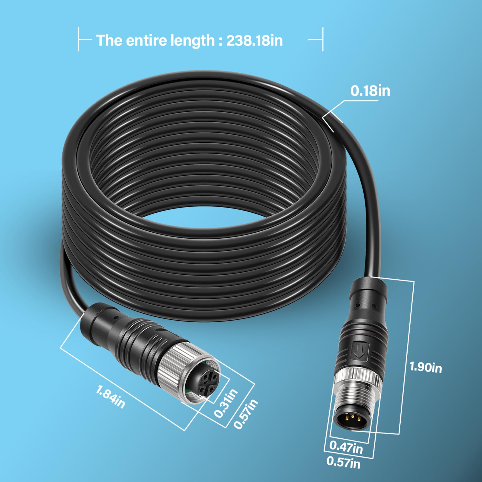 Câble d'extension NMEA 2000 (N2K) 6 m
