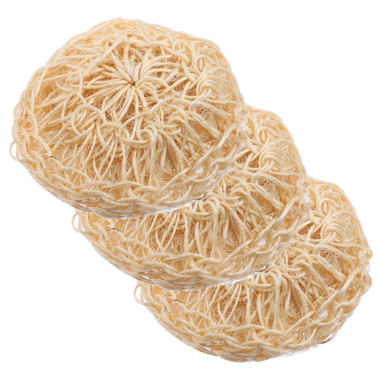 minkissy 12piezas Esponjas De Exfoliantes De Sisal Bola De Baño Redonda Para Limpieza Corporal y Masaje